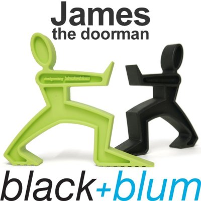 ドアストッパー 室内 ゴム おしゃれ ロンドン発 black＋blum ジェームズ James the doorman